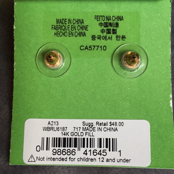 COPY - NWT Kate Spade bow earrings - Picture 3 of 4